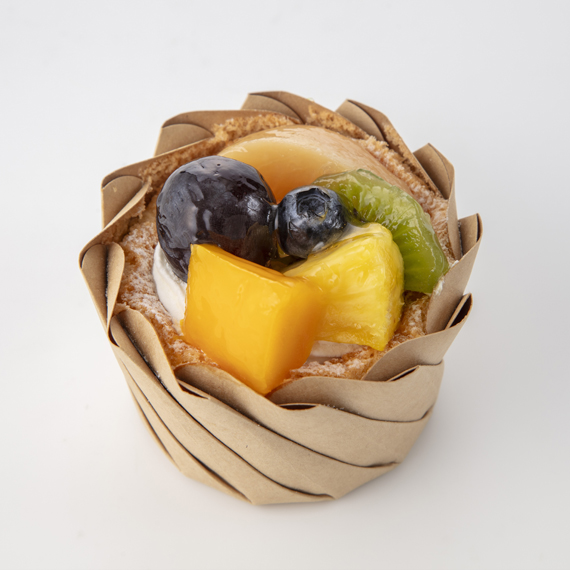 シフォンケーキ フルーツ夏 