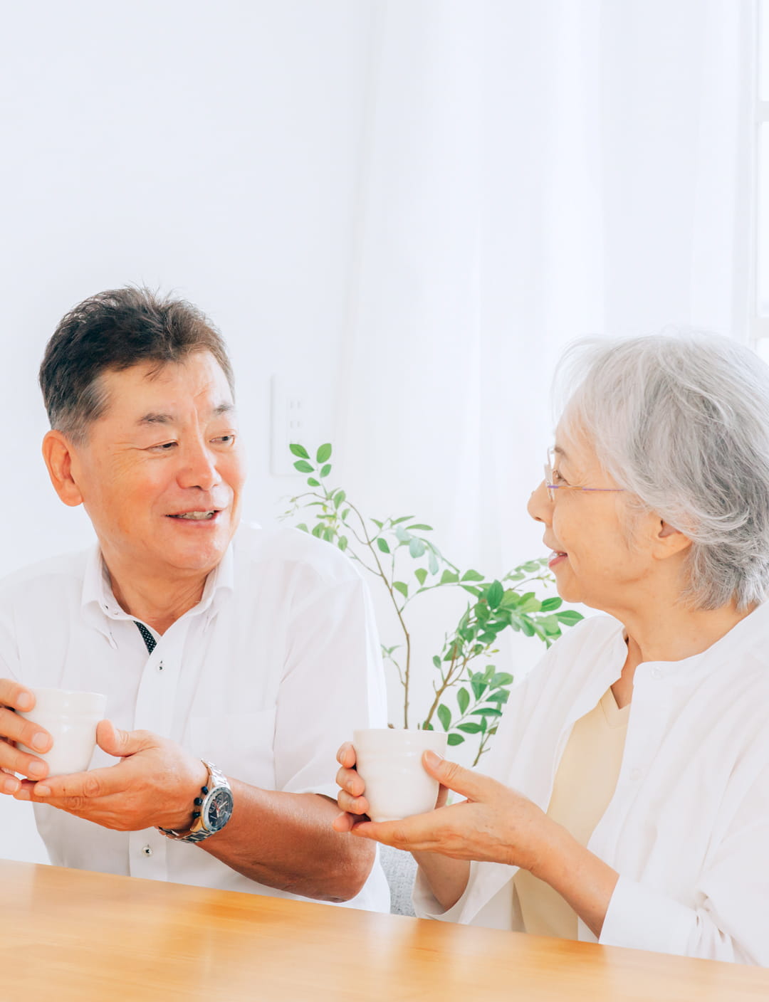 プレゼントを渡している様子